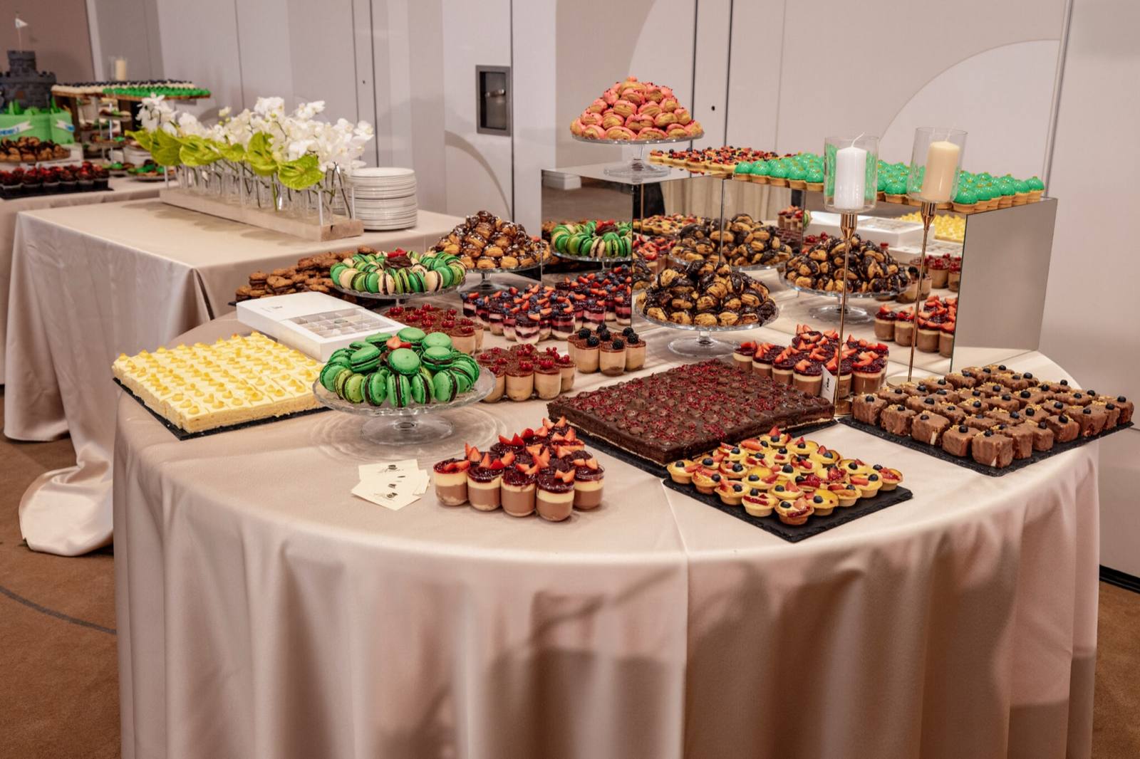 Candy bar pregătit pentru petrecere